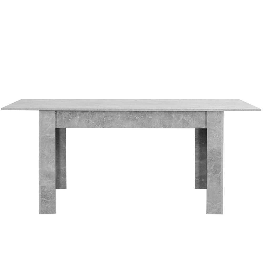 Tavolo da Pranzo Allungabile Estensibile 90 x 140 - 190 cm Salvaspazio Grigio