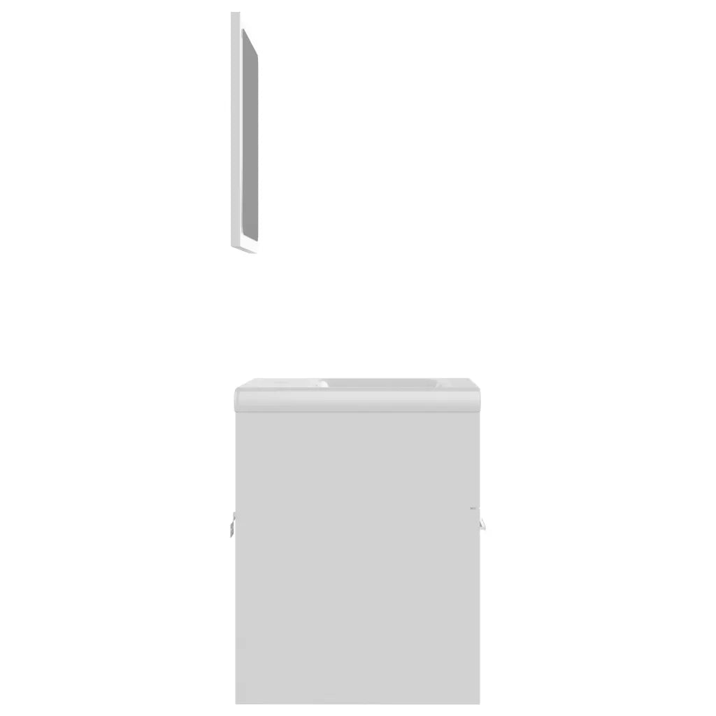 Set Mobili da Bagno Bianco in Legno Multistrato cod mxl 66377