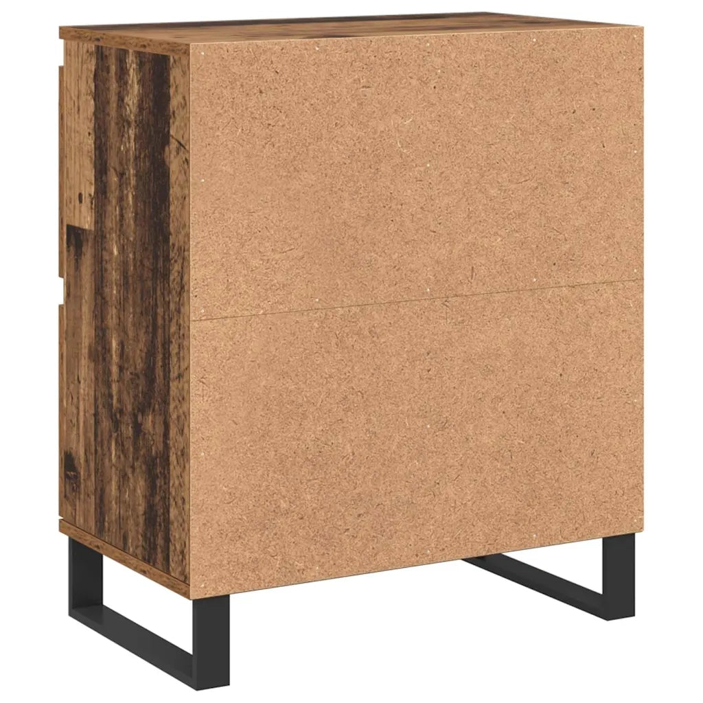 vidaXL Sideboards 2 pcs Legno vecchio 120 x 35 x 70 cm