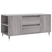 Tavolino salotto | Tavolino da caff¨¨ | Tavolino da Soggiorno Grigio Sonoma 102x44,5x50 cm Legno Multistrato