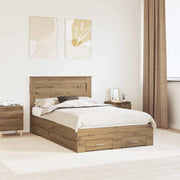 Struttura del letto Rovere artigianale 120 x 190 cm