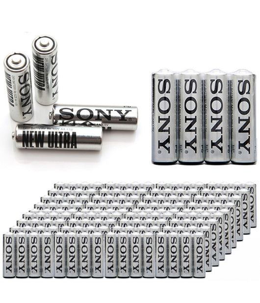 144 X Batterie Pile Ministilo Zinco Carbon Ultra Heavy Batteria Aaa R3 1,5v         