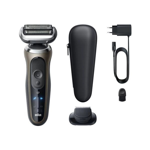 Braun series 7 rasoio elettrico, +1 accessorio, 72-c1200s, oro - 72 C1200S