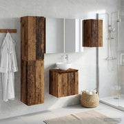 Set di Armadi da Bagno 5 pcs Legno antico 53 x 15,5 x 70 cm 3407309