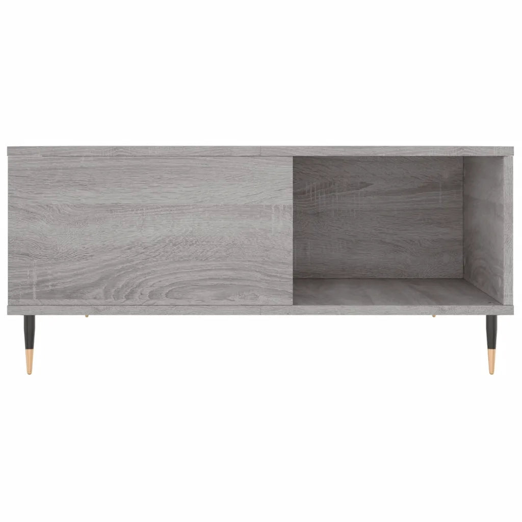Tavolino salotto | Tavolino da caff¨¨ | Tavolino da Soggiorno Grigio Sonoma 80x80x36,5 cm Legno Multistrato