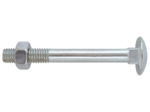 bullone in acciaio zincato ttde m 10x 80 mm. cod:ferx.vit9721