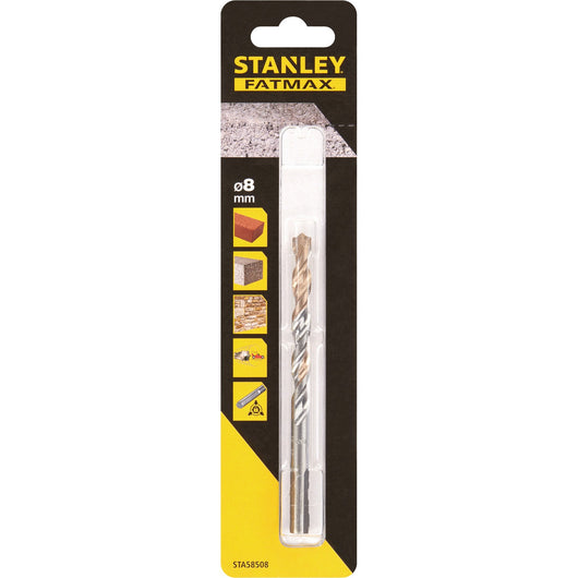 piranha/stanley x58508 punta codolo triangolare mm. 8 cod:ferx.14414