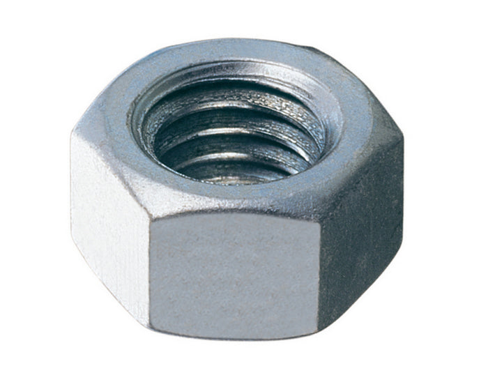 50pz dado esagonale acciaio zincato m22 cod:ferx.vit10183