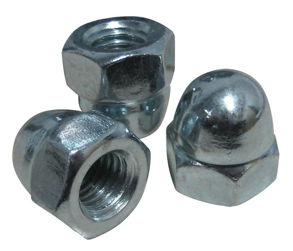 dado esagonale cieco in acciaio zincato (uni 5721) m 16 100 pz. cod:ferx.vit50509