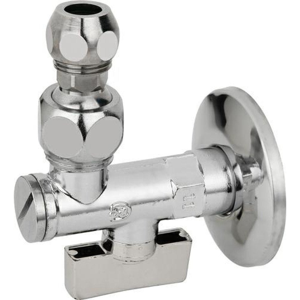 Rubinetto sottolavabo 1/2  d.10 con filtro snodo rosetta b07k27