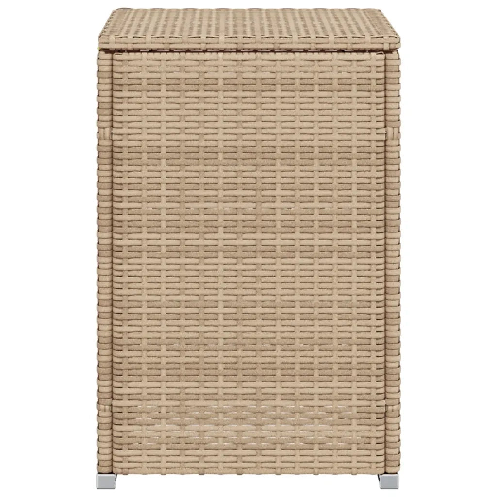 Tavolo Copri Serbatoio Propano Beige 40x40x60 cm in Polyrattan 366297