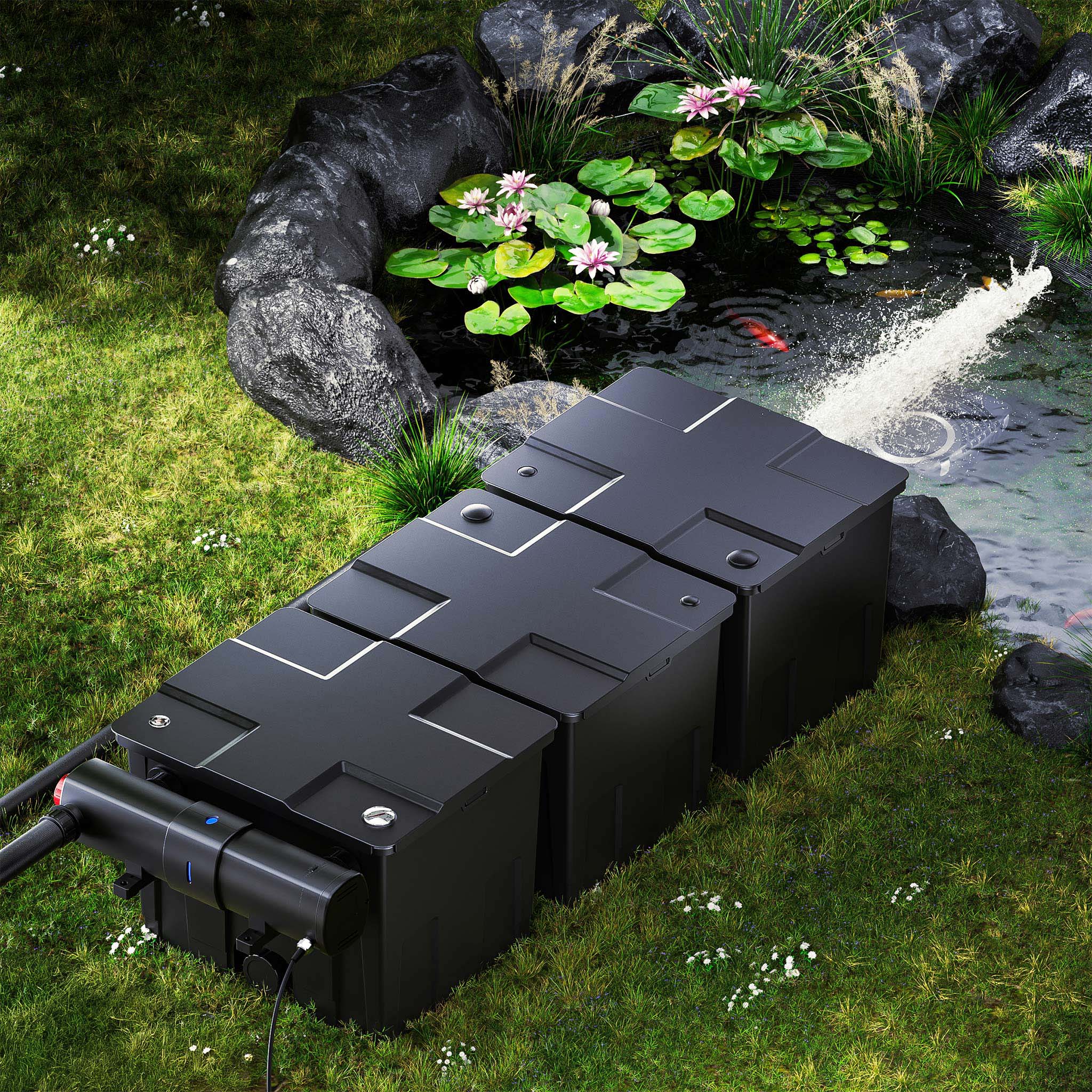 Filtro a camera per laghetto CBF-350C per filtrazione di max 90.000 l