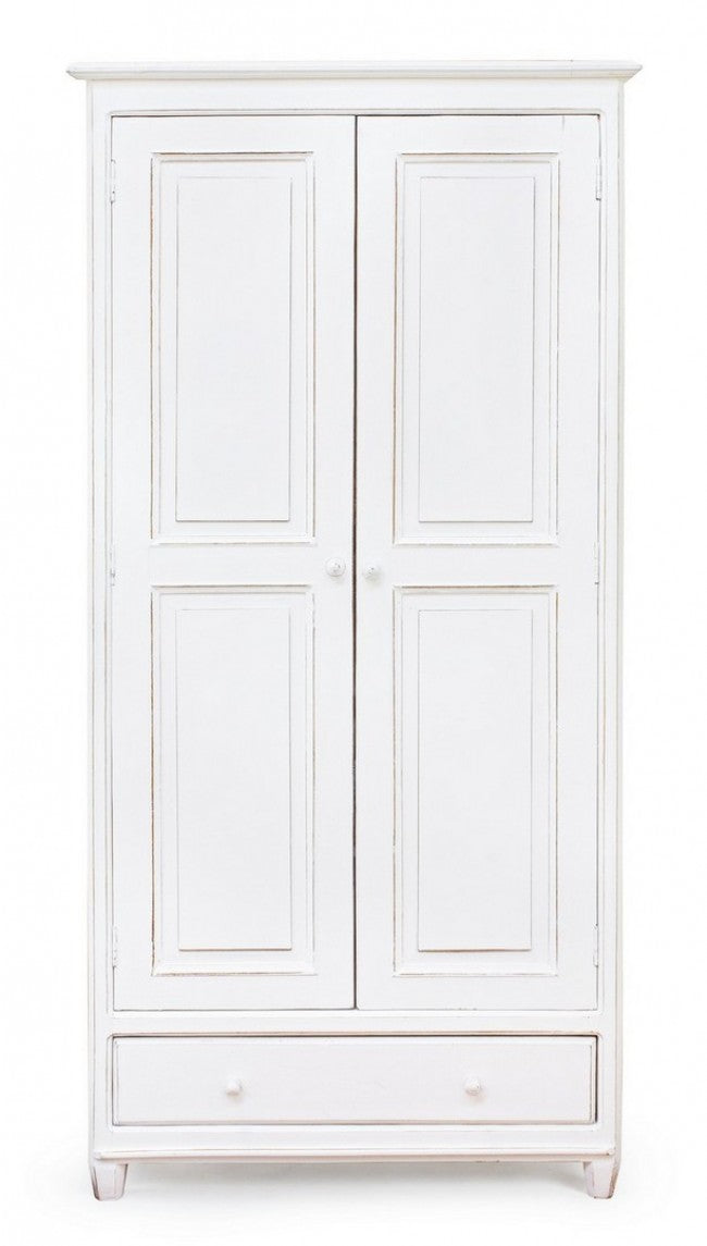 Mobile Armadio 90x55x190 cm 2 Ante 1 Cassetto Colette