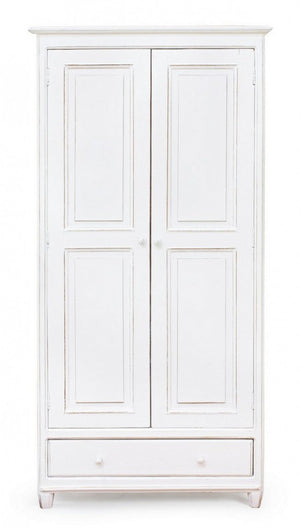 Mobile Armadio 90x55x190 cm 2 Ante 1 Cassetto Colette