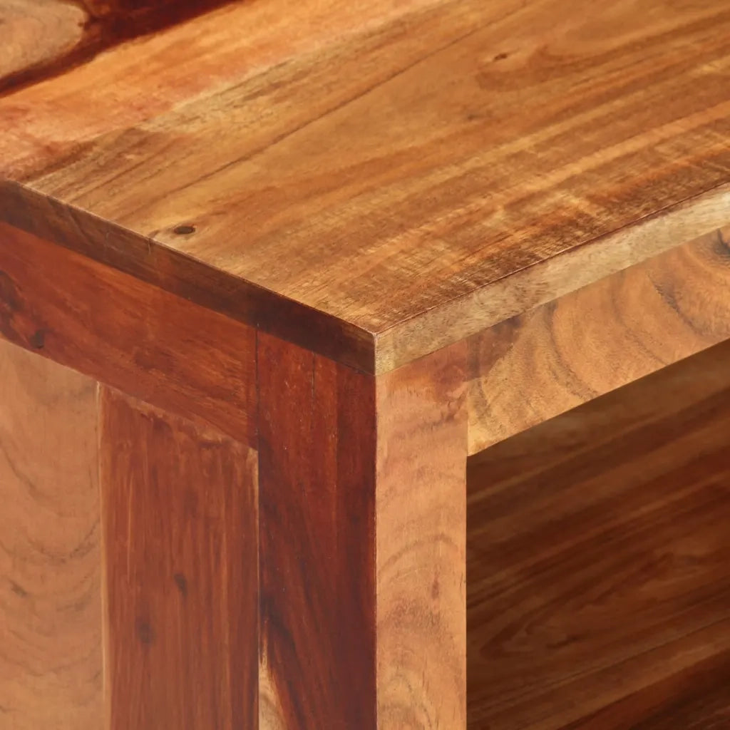 Mobile Porta TV 110x30x40 cm in Legno Massello di Acacia 339508