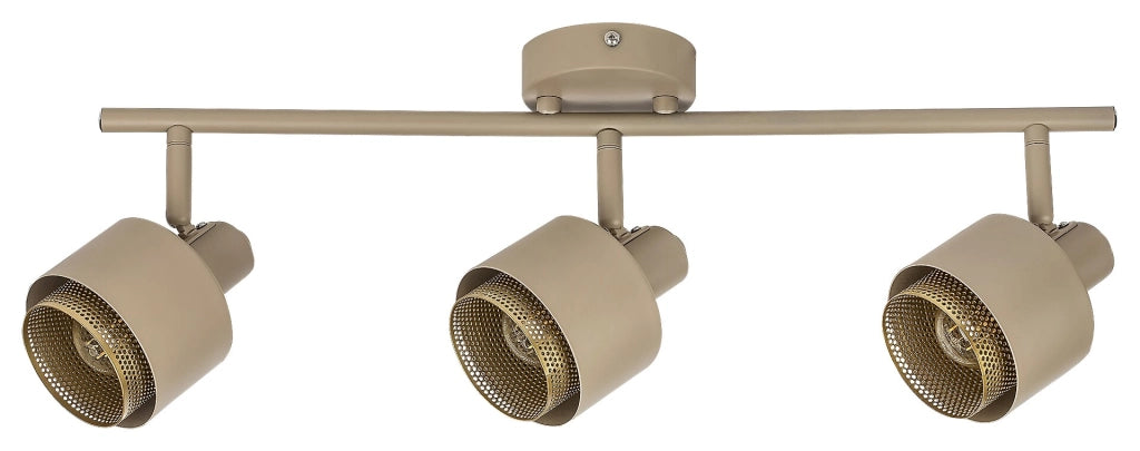 Barra faretti Fedora bronzo/oro 3xE14 40W da soffitto Rabalux
