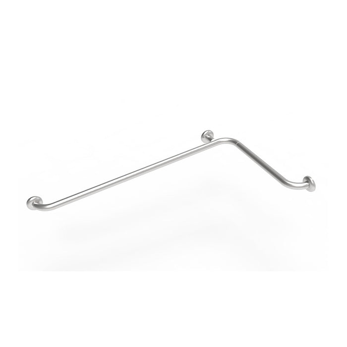 Maniglia angolare di sicurezza da cm 110x60 inox satinato