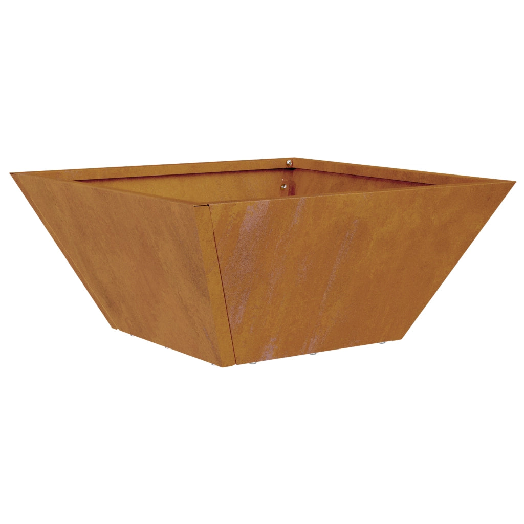 Fioriere in Metallo Acciaio Anti-Intemperie 35 x 35 x 15 cm