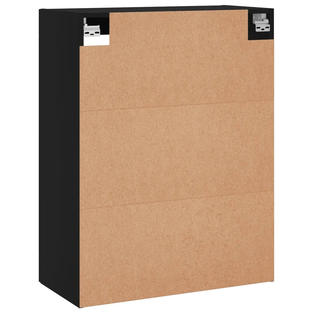 Mobile a Parete Nero 69,5x34x90 cm 828453