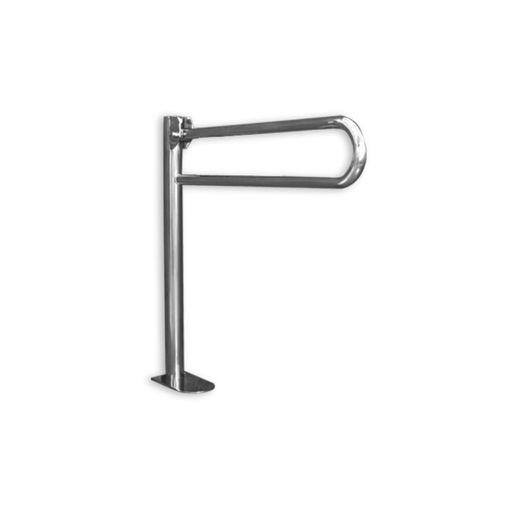 Ribaltabile su colonna in inox satinato