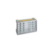 Terry TE1000058 Poker Cassettiera Portaminuterie 25 Cassetti Trasparenti Divisori Mobili colore Grigio Sky