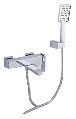 Miscelatore per vasca moderno squadrato