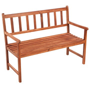 Panca da Giardino con Cuscino 120 cm in Massello di Acacia 3063776
