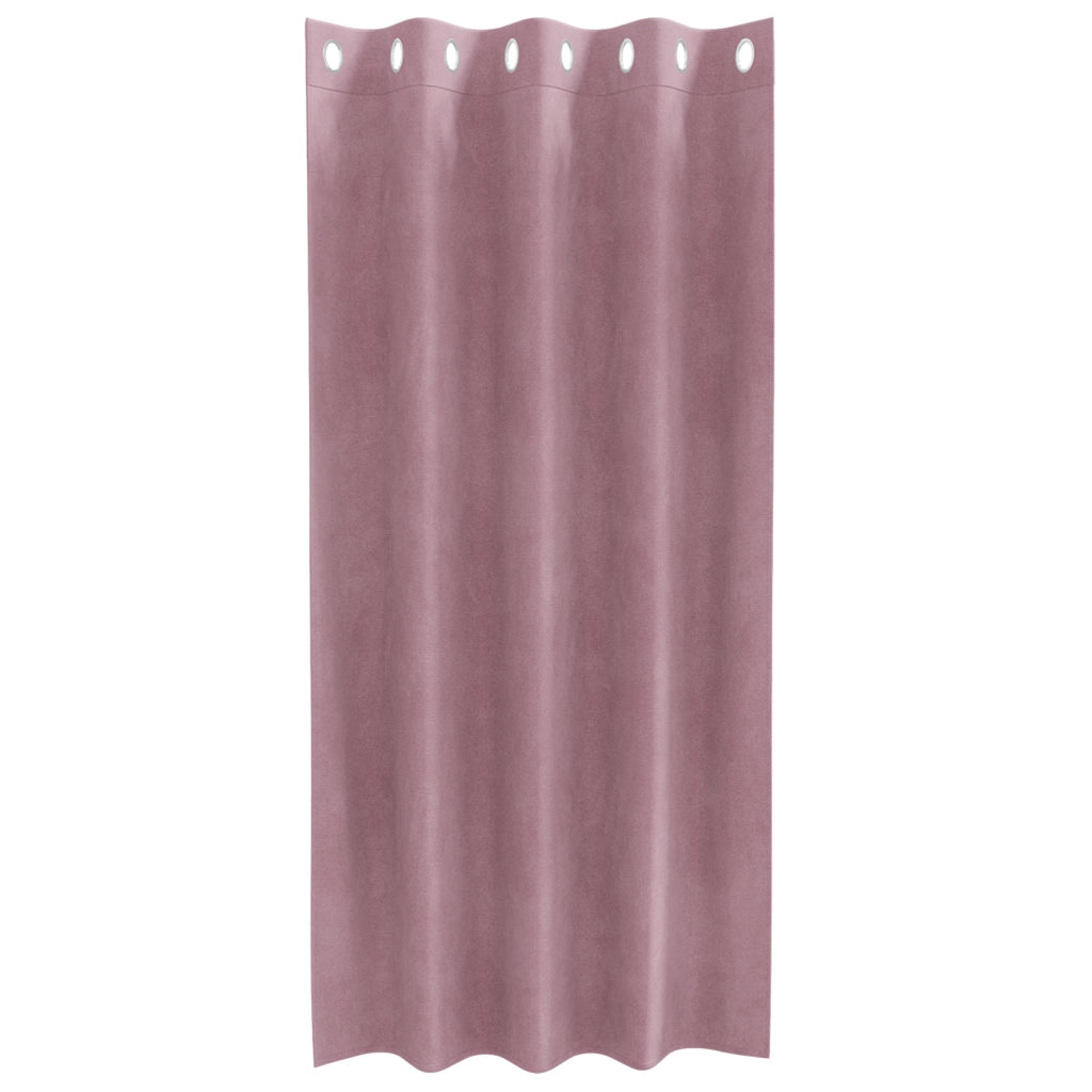 Tende oscuranti  con occhielli 2 pezzi Rosa scuro in velluto