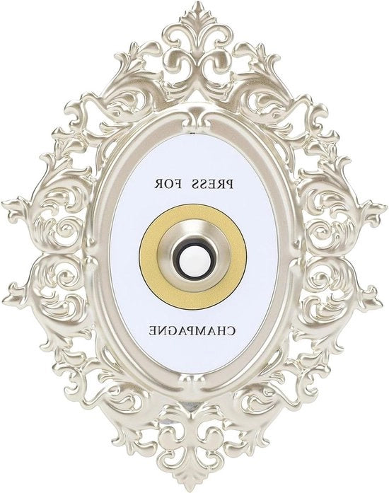 Decorazione a forma di champagne in metallo - Perso in stile retro per decorare casa, ristoranti, camere da letto e feste.