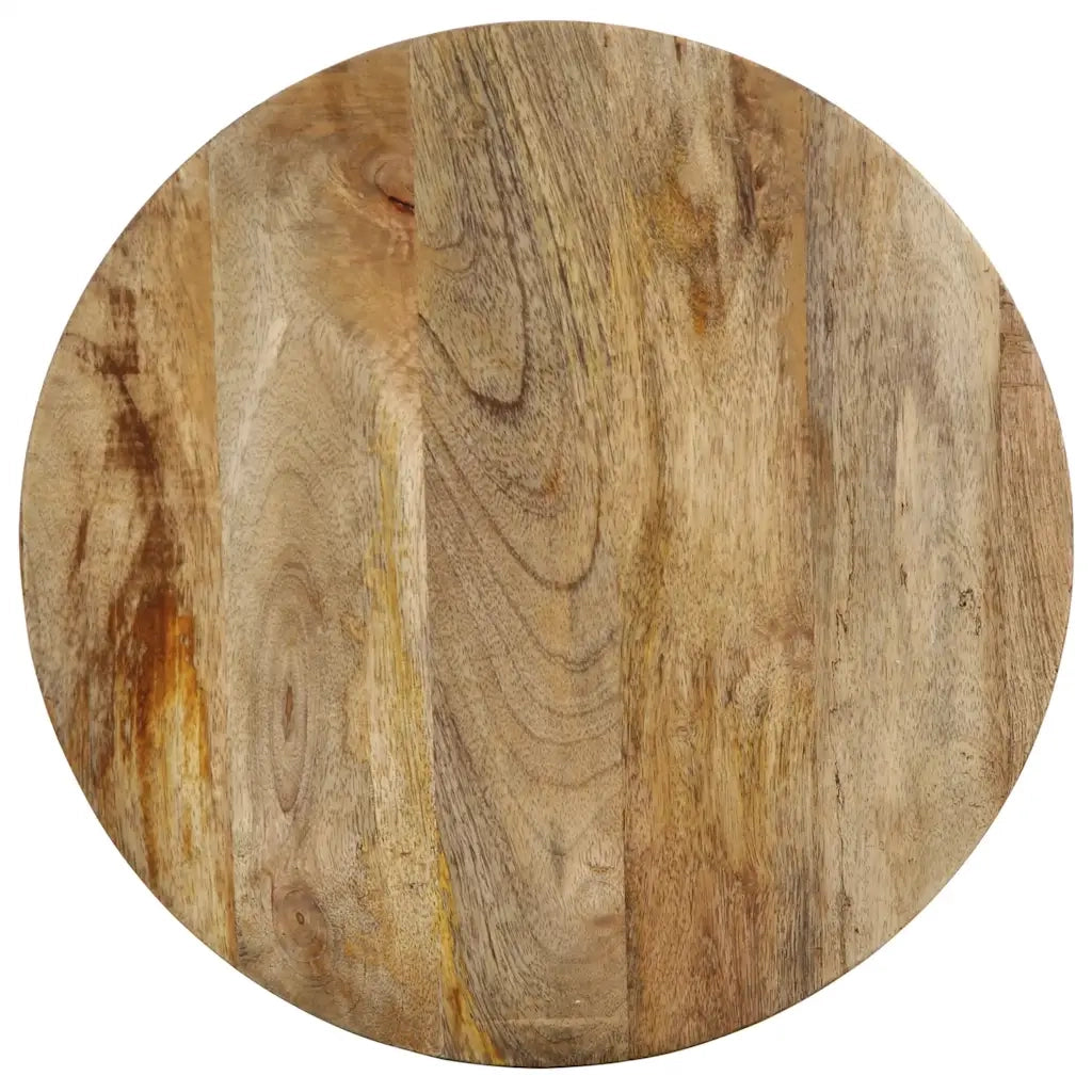 Tavolino da Salotto Ø37x45 cm in Legno Massello di Mango 4017538