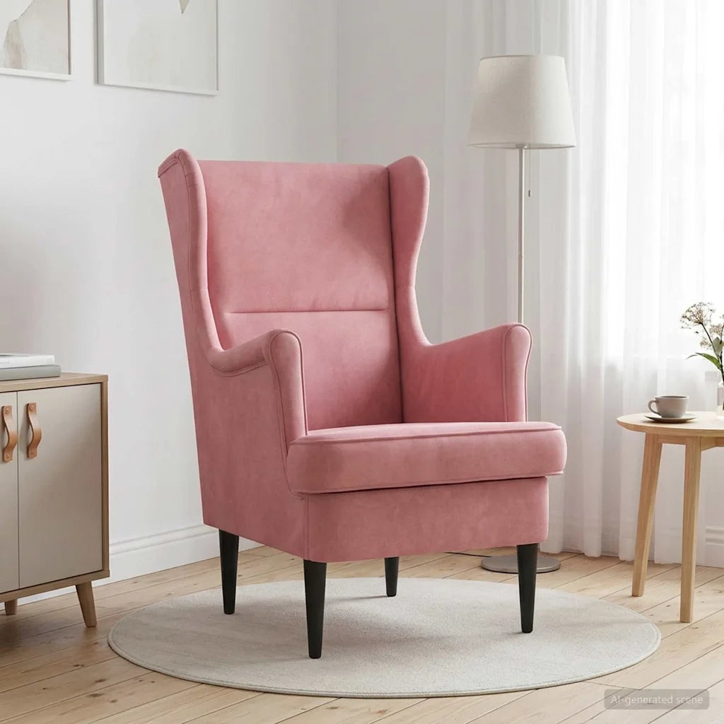 Poltrona Rosa Velluto 42029866
