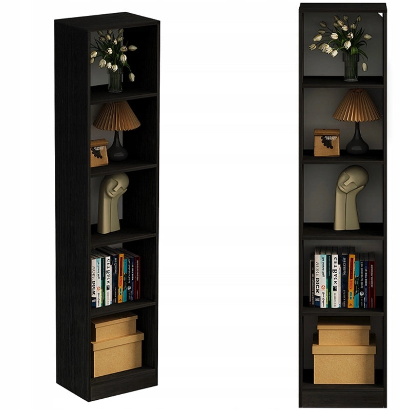 Scaffale nero alto 182 cm