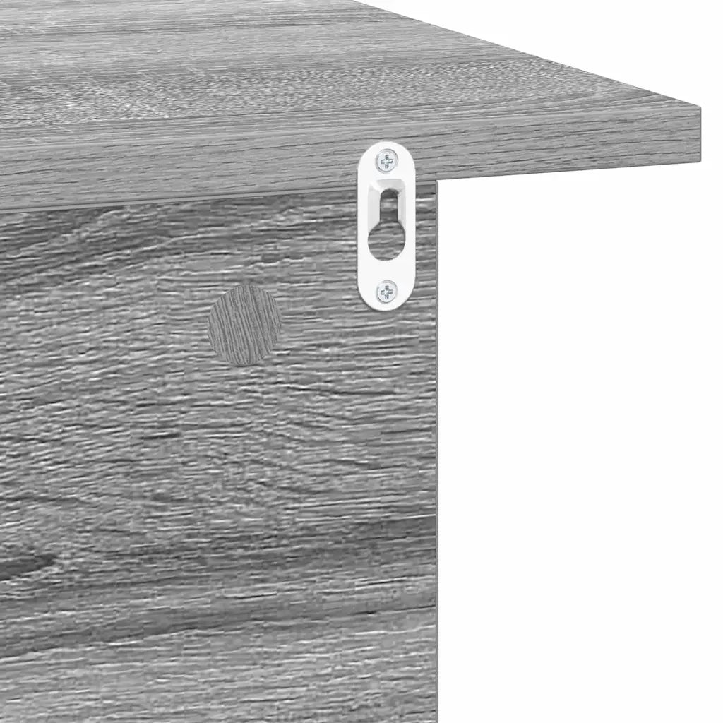 Set di 2 Comodini | Armadio da Notte | Mobiletto da notte Grigio Sonoma 40 x 30 x 25 cm Legno multistrato