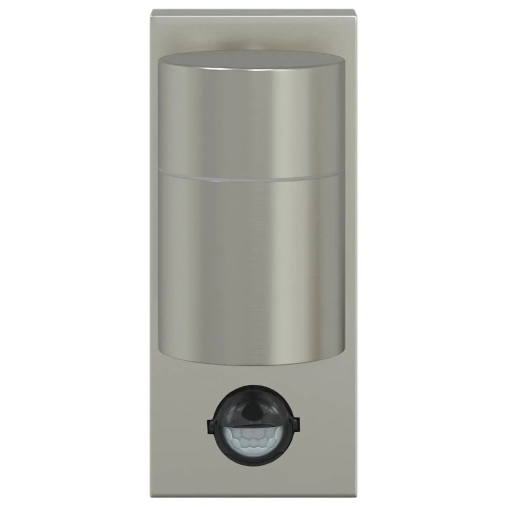 Lampada da Parete Esterna 2 pz Argento 6,5 x 10,5 x 16 cm CFW7916836