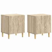 Comodino 2 pcs Rovere Sonoma 43 x 34,5 x 50 cm