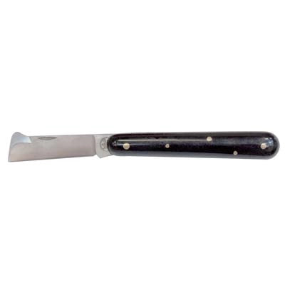 COLTELLO SERRAMANICO INNESTO 202 P DUE BUOI  ACCIAIO/PLT CM 17