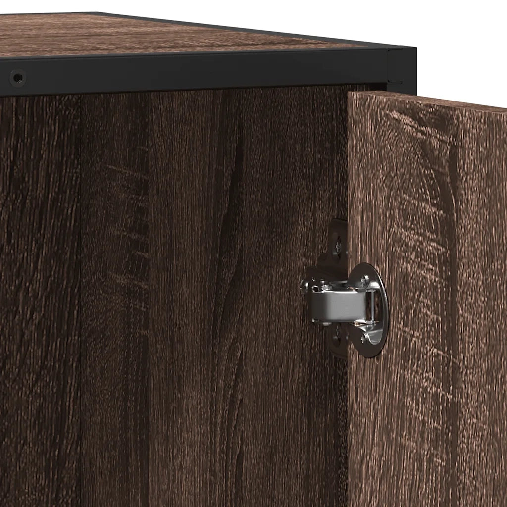 Credenza-Buffet-Armadio da cucina Rovere Marrone 62x35x76 cm in Legno Multistrato