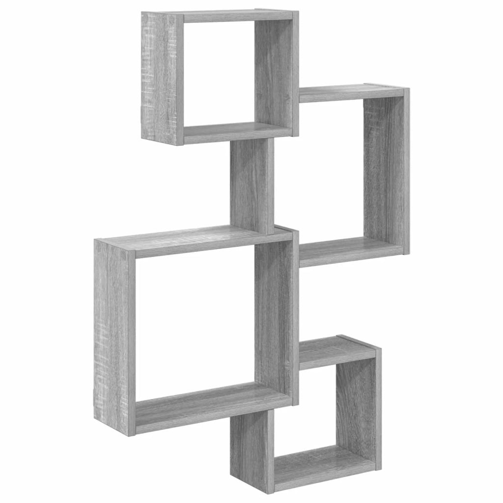 Mensole Cubo da Parete A parete Sonoma grigio 8012129