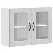 Pensile da cucina con ampio spazio contenitivo 80 x 31 x 60 cm legno composito grigio cemento 02_0050016