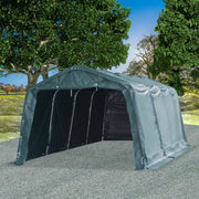 Tendone Bestiame Rimovibile PVC 550 g/m² 3,3x6,4 m Verde Scuro 3055649