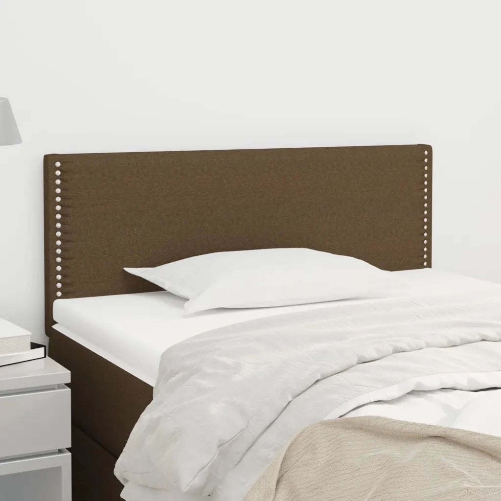 Testiera | Testata Marrone Scuro 100x5x78/88 cm in Tessuto