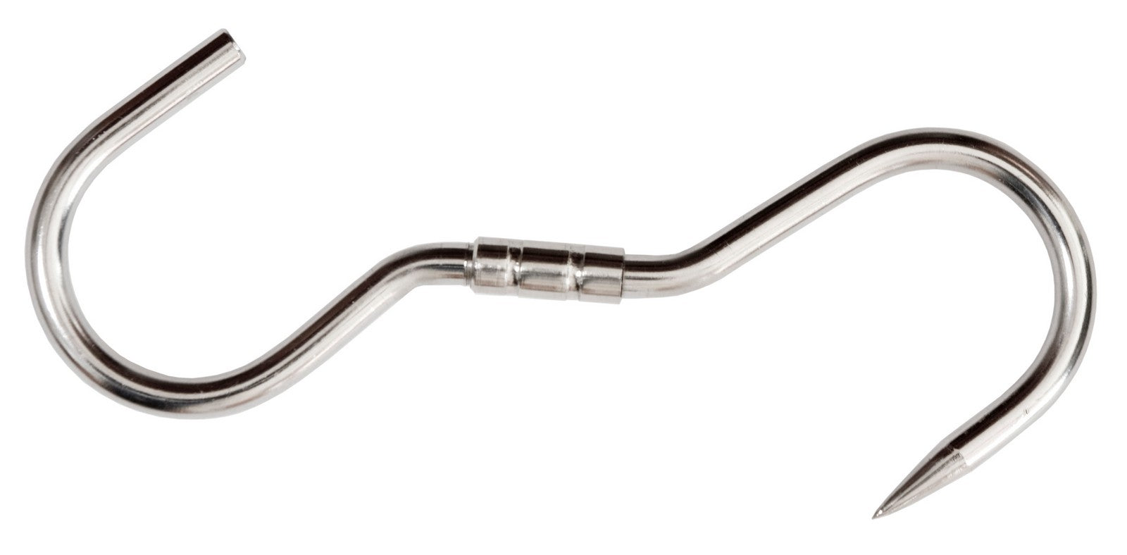 gancio inox girevole per macellai mm.240x10 cod:ferx.14488