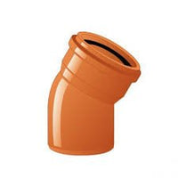 Curva 30 pvc fognatura d.160