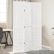 Divisorio Ambienti | Divider per stanze | Paravento 3Pannelli Bianco Legno Massello di Paulownia