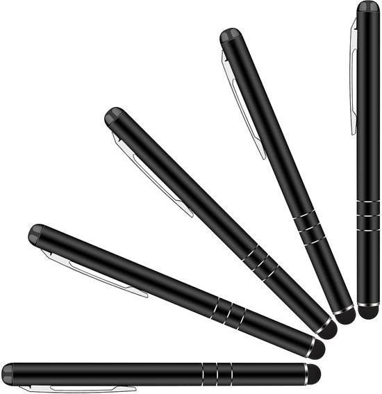 Stilo Touch Pen Universale - Leggero - Resistente ai Graffi - in Alluminio - 5 Pezzi - Facile da Utilizzare - Touchpen