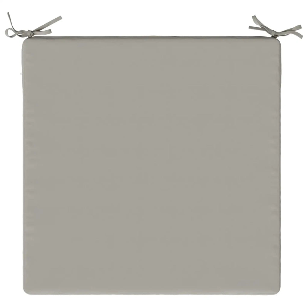 Cuscini per Sedia in 4 Pezzi SOEST 4 pz 100% Poliestere Grigio 944624