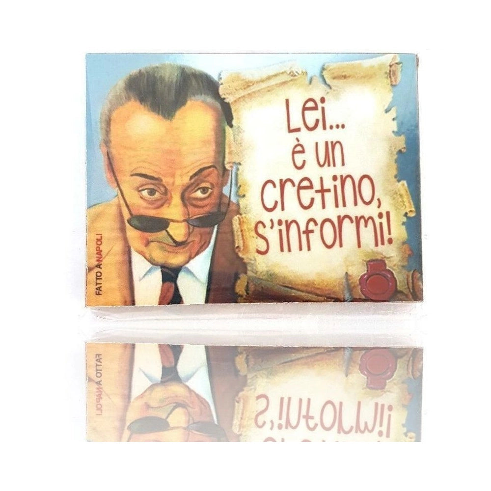 Trade Shop - Calamita Magnete Magnetino Rettangolare Idea Regalo Frasi Lei E' Un -