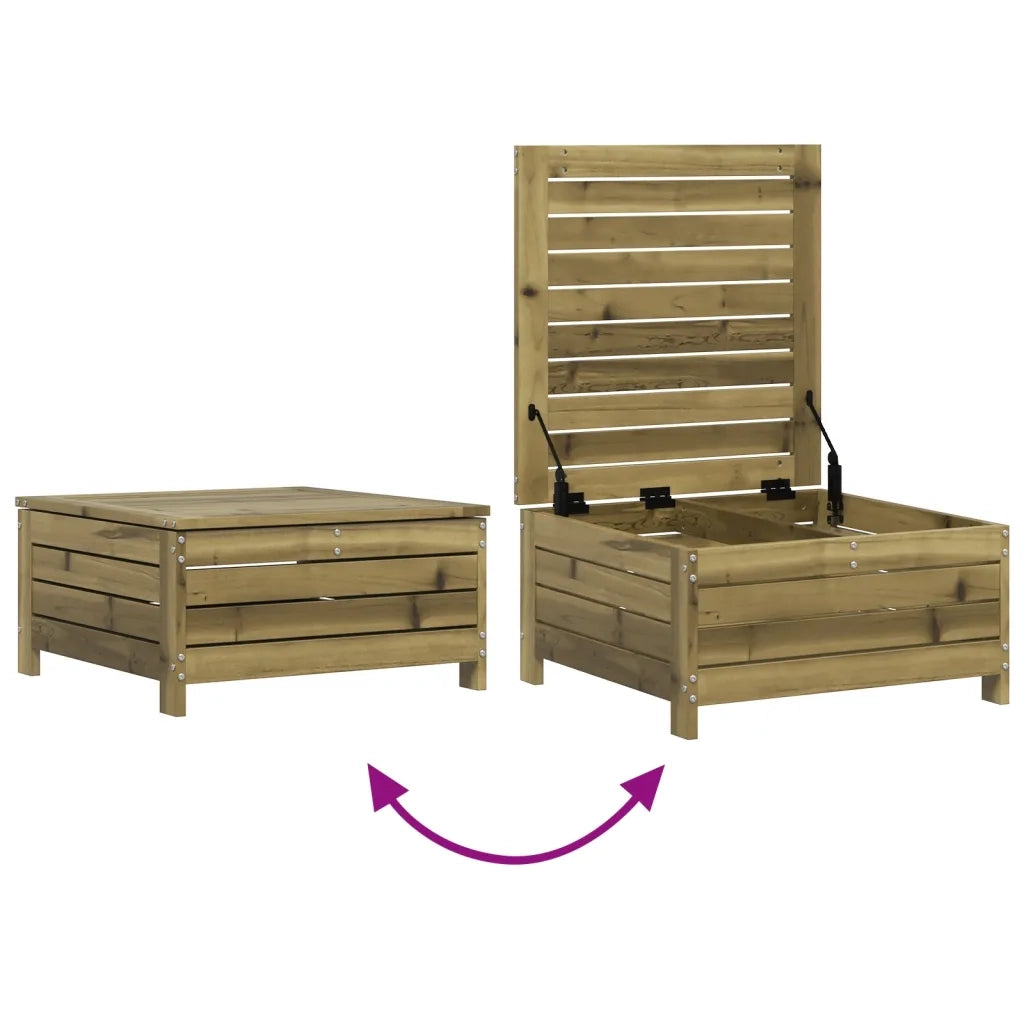 Set Divani da Giardino 7 pz in Legno Impregnato di Pino 3250875
