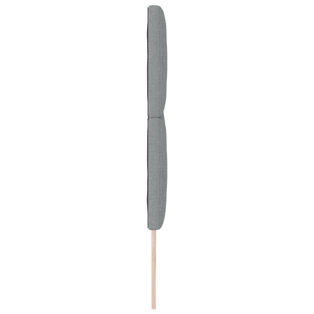 Testata LED  Design Blocchi di Diamante Grigio Chiaro 200 cm Tessuto