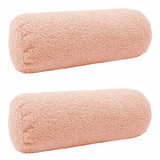 Federa 2 pcs HEERLEN Rosa Ø 15 x 40 cm Bouclé 923269